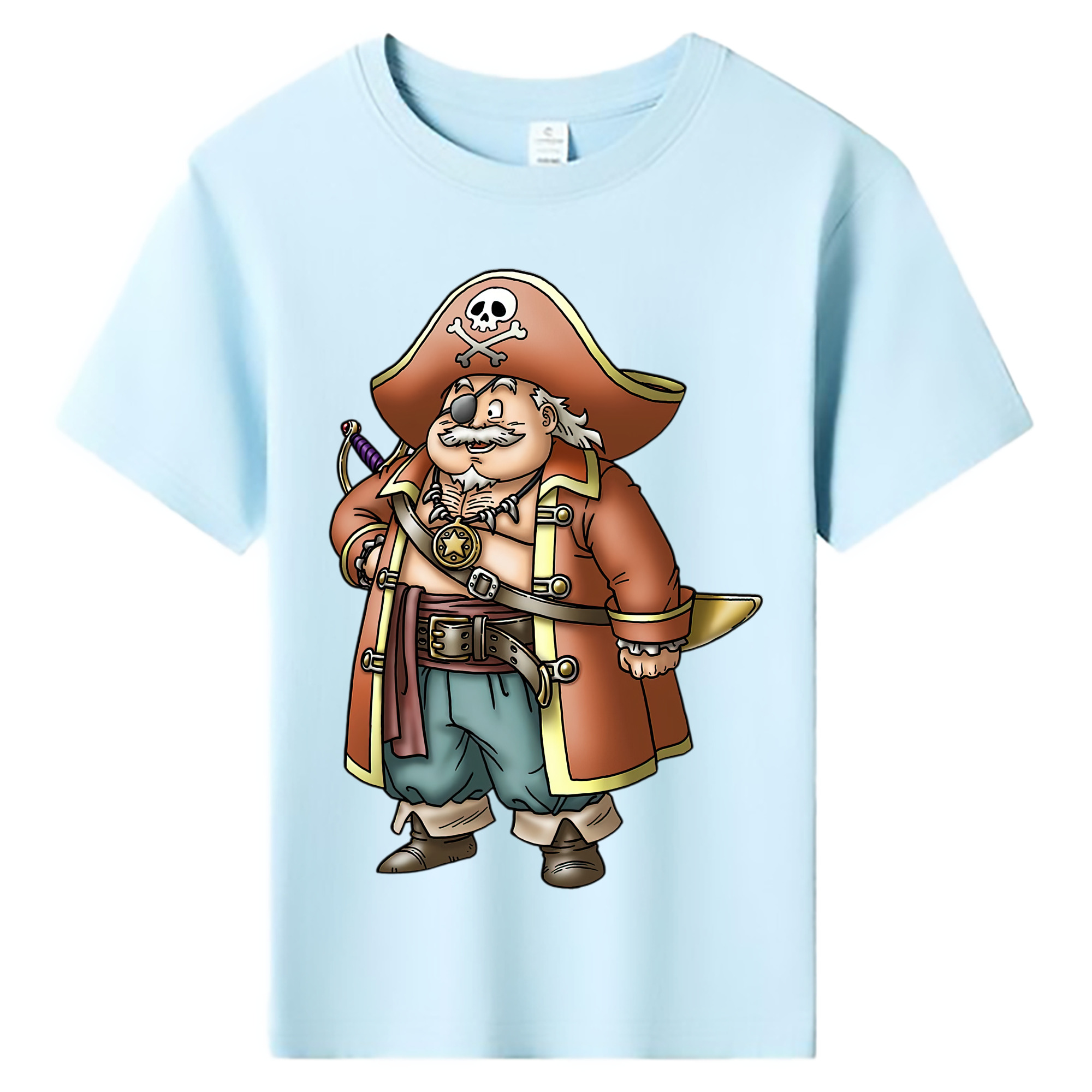 （画像用） ドラゴンクエスト Doragon Kuesuto Dragon Quest 綿100％キッズTシャツ（フロントプリント）